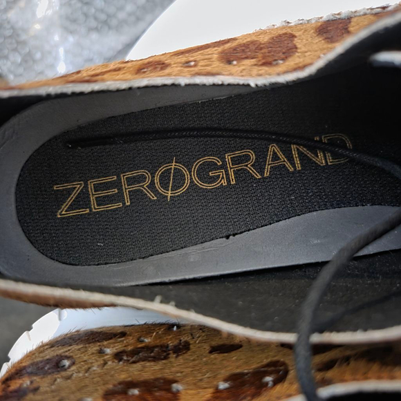 Cole Haan ZERØGRAND Leopard Print Flats & Loafers Brown Black Size 9.5M - Picture 4 of 5
